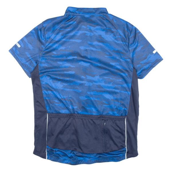 CRIVIT Cycling Full-Zip Mens Jersey Blue XL For Discount