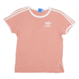 ADIDAS Womens T-Shirt Pink UK 4 Discount