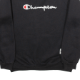 CHAMPION Womens Sweatshirt Black 2XL Online now