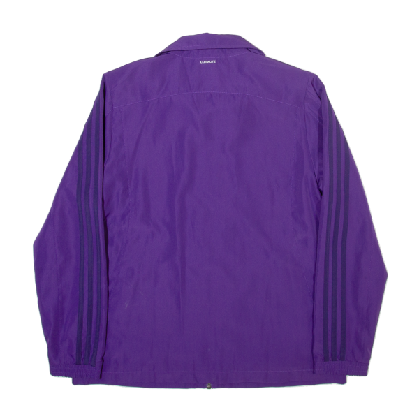 ADIDAS Mesh Lined Womens Track Jacket Purple UK 14 Discount