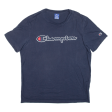 CHAMPION Mens T-Shirt Blue L Sale