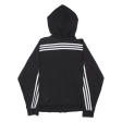 ADIDAS Womens Black Hoodie Full Zip XS Hot on Sale