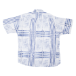 CAMAIEU Mens Shirt White Crazy Pattern M Online now