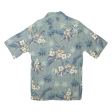 CAMPIA Mens Hawaiian Shirt Green Crazy Pattern S Online Hot Sale