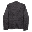 BARBOUR Womens Quilted Jacket Black UK 12 Supply