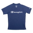 CHAMPION Mens T-Shirt Blue S Online now