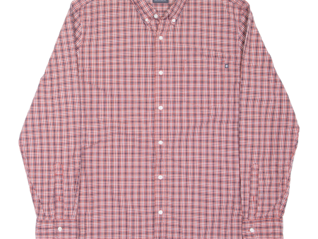 TIMBERLAND Mens Shirt Red Check Long Sleeve XL Discount