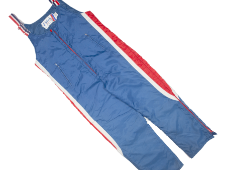 POLARIS Insulated Womens Overalls Blue Relaxed L W40 L28 For Cheap