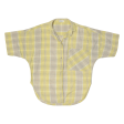 Womens Shirt Yellow Check L Hot on Sale