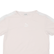 PUMA Cropped Stretch Womens T-Shirt Pink L Sale