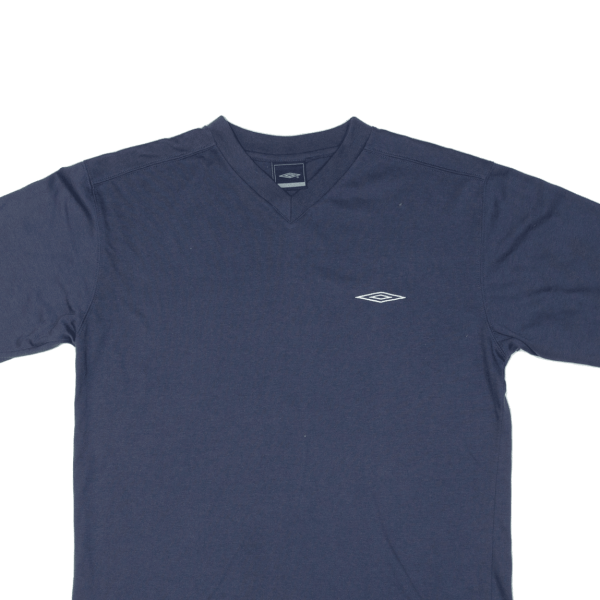 UMBRO Mens T-Shirt Blue V-Neck M Online