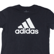 ADIDAS Womens T-Shirt Black L Fashion