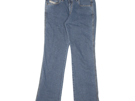 DIESEL Womens Jeans Blue Regular Bootcut W30 L30 Hot on Sale