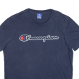 CHAMPION Mens T-Shirt Blue L Sale