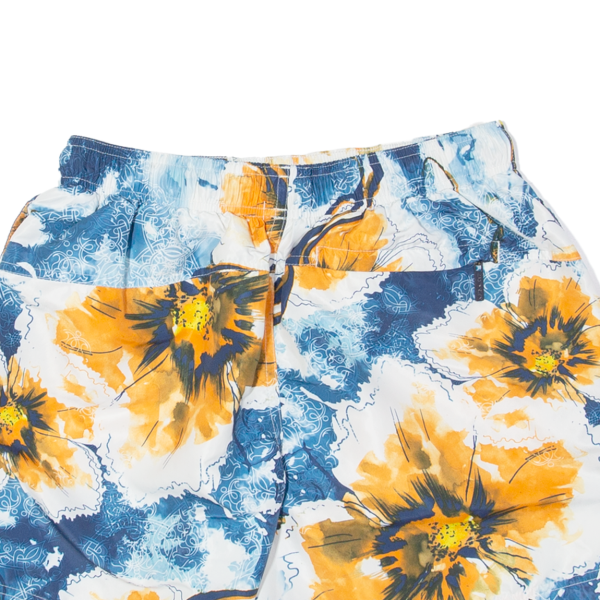 CALVIN KLEIN Mesh Lined Mens Swimming Shorts Blue Relaxed Floral M W28 Cheap