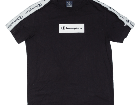 CHAMPION Mens T-Shirt Black S For Sale