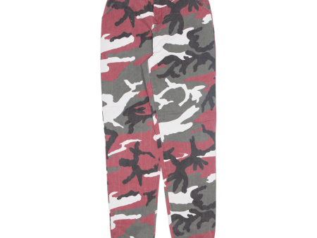 Camo Boys Trousers Grey Slim Tapered W24 L32 Online Sale