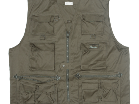 CARSON Utility Mens Gilet Green 2XL Online now