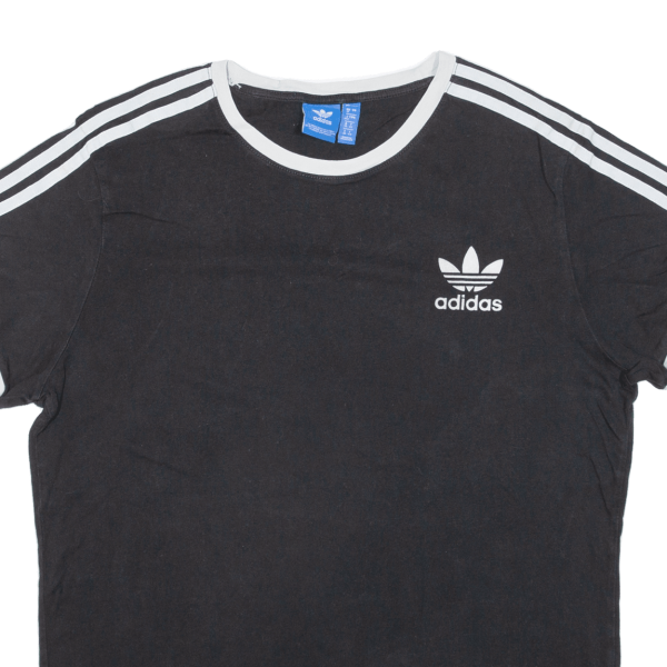 ADIDAS Womens T-Shirt Black UK 12 Cheap