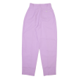 Womens Trousers Purple Relaxed Tapered W24 L28 Sale