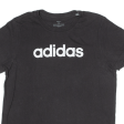 ADIDAS Womens T-Shirt Black Crew Neck M Online Hot Sale