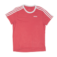 ADIDAS Womens T-Shirt Pink S Online now