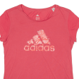 ADIDAS 8-10 Womens T-Shirt Pink S Online Hot Sale