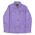 BARBOUR New Flyweight International Womens Quilted Jacket Purple UK 10 Hot on Sale