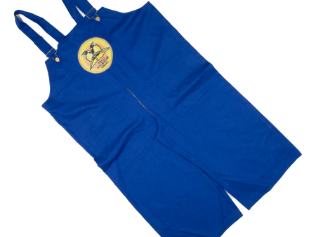 Womens Dungarees Blue Loose 2XL W52 L22 For Discount