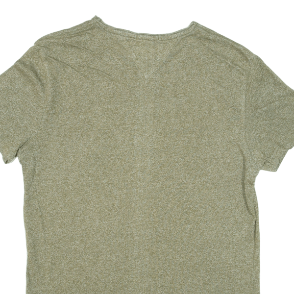 TOMMY HILFIGER Slim Fit Mens T-Shirt Green XS For Sale