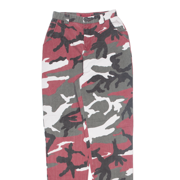 Camo Boys Trousers Grey Slim Tapered W24 L32 Online Sale