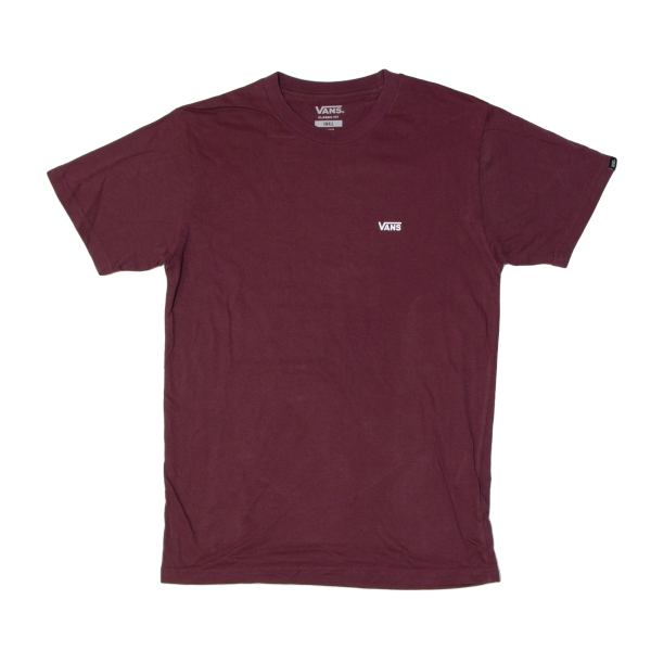 VANS Mens T-Shirt Maroon S Discount