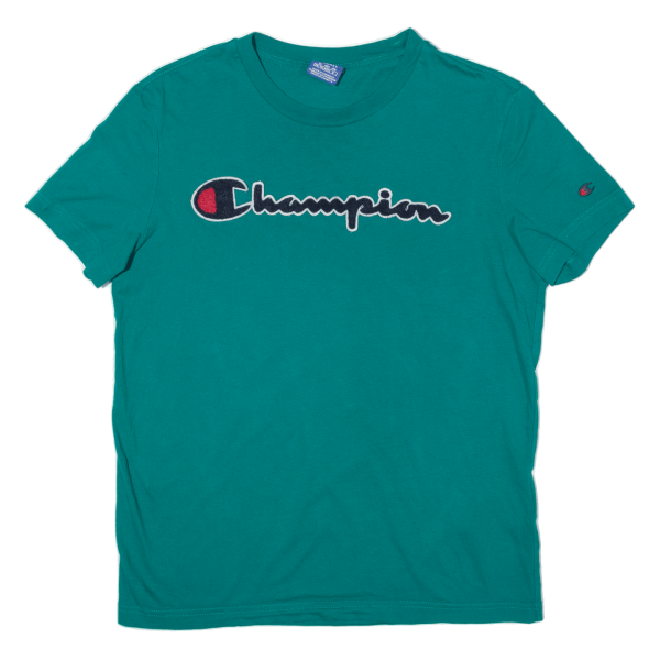 CHAMPION Mens T-Shirt Green XS For Sale