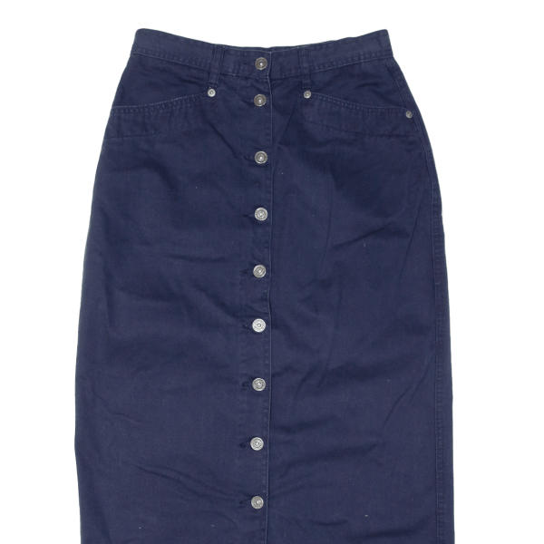 CHRISTOPHER & BANKS Womens Straight Skirt Blue Long S Online Hot Sale