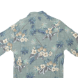 CAMPIA Mens Hawaiian Shirt Green Crazy Pattern S Online Hot Sale