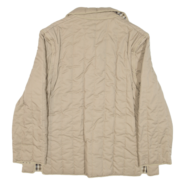 AQUASCUTUM Zip-off Womens Quilted Jacket Beige M Fashion