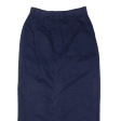 CHRISTOPHER & BANKS Womens Straight Skirt Blue Long S Online Hot Sale