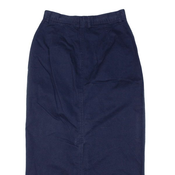 CHRISTOPHER & BANKS Womens Straight Skirt Blue Long S Online Hot Sale