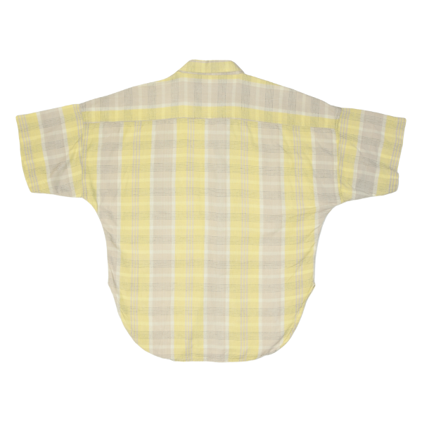 Womens Shirt Yellow Check L Hot on Sale