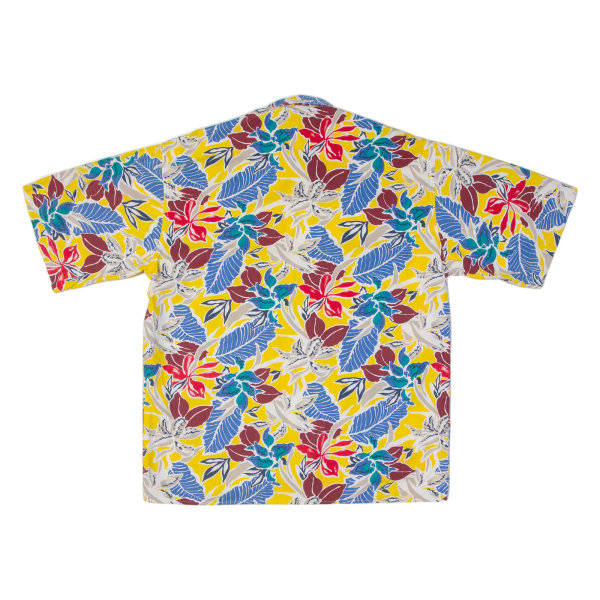 WOOLRICH Mens Shirt Yellow Floral M Online Sale