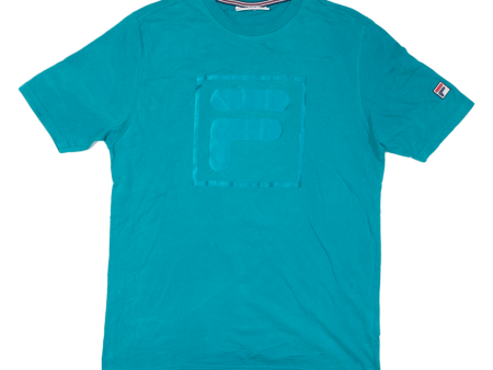 FILA Mens T-Shirt Blue S Fashion