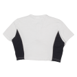 FILA Crop Girls T-Shirt White 1 2 Zip M For Cheap