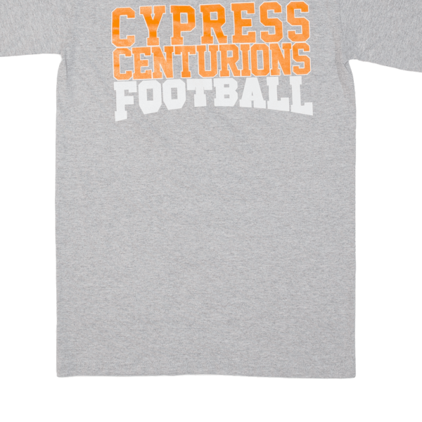 ANVIL Cypress Centurions Football Mens T-Shirt Grey USA S For Cheap