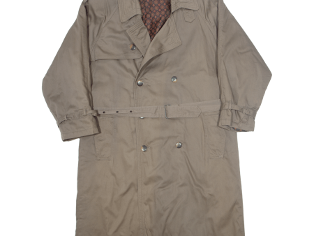 TORERO Mens Trench Coat Brown 90s M Cheap