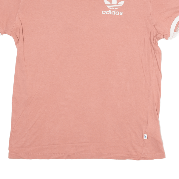 ADIDAS Womens T-Shirt Pink UK 4 Discount