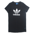 ADIDAS Oversized Womens T-Shirt Dress Blue Short Sleeve Knee Length UK 8 on Sale