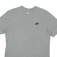 NIKE Mens T-Shirt Grey M Online now