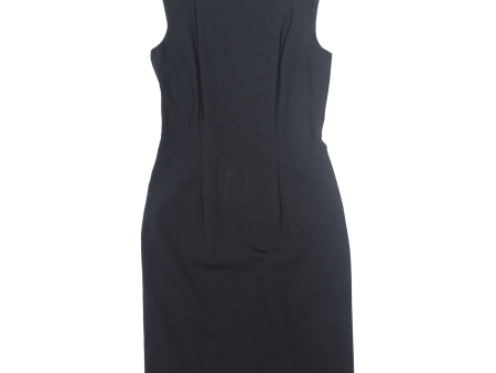 HUGO BOSS Dinoma Womens Pencil Dress Black Wool Sleeveless Knee Length UK 8 For Sale