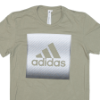 ADIDAS Mens T-Shirt Green S Online now