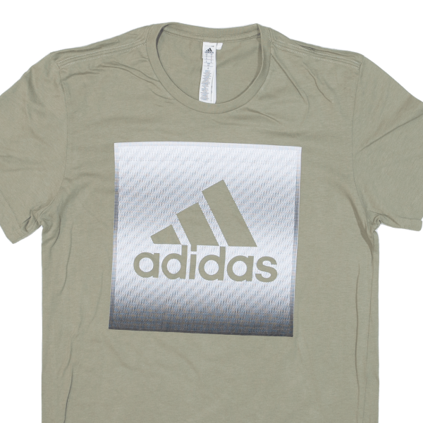 ADIDAS Mens T-Shirt Green S Online now